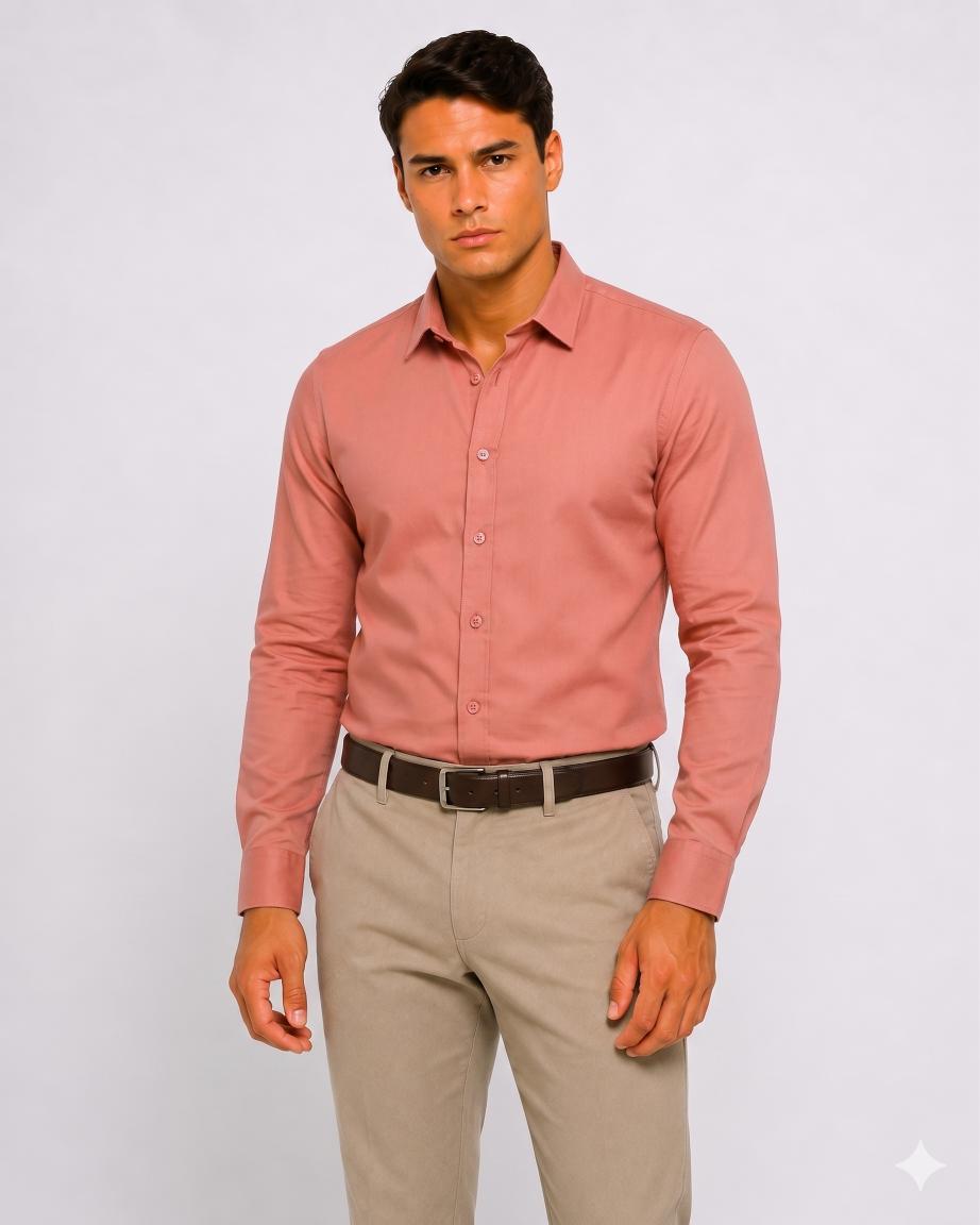 Pink Cotton Shirt
